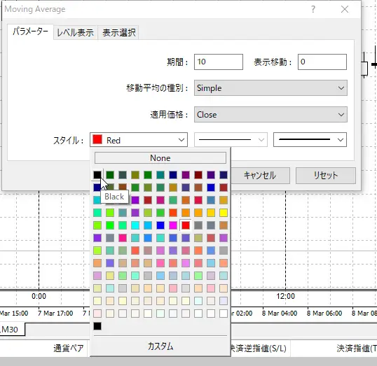 移動平均線設定mt4画像３